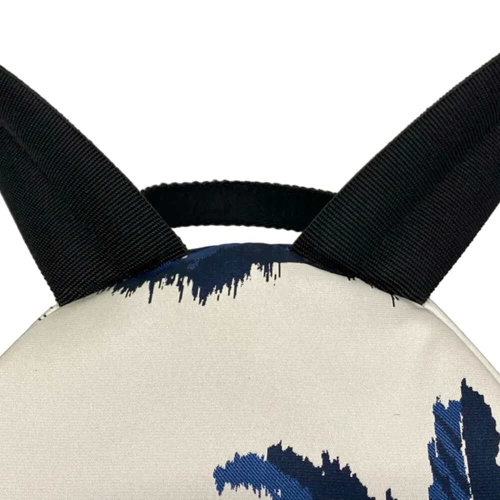 Christian Dior Backpack White Navy Multi